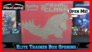 Pokemon Cards Primal Clash Elite Trainer Box Opening Primal Groudon