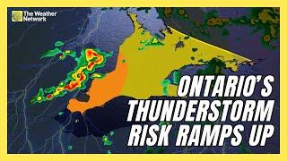 Ontario's Storm Risk Ramps Up To End The Week | #forecast