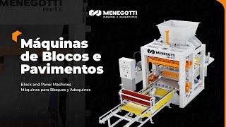 Máquinas de Blocos e Pavimentos - Menegotti