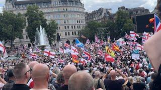 British patriots march through London  Huge turnout, 27/07/24