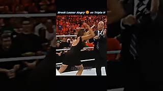 Brock Lesnar Angry  on Triple H | Triple H Revenge  #shorts