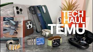 Can TEMU’S BUDGET TECH Compete? iPhone 16Pro & Apple Watch Accessories TECH HAUL