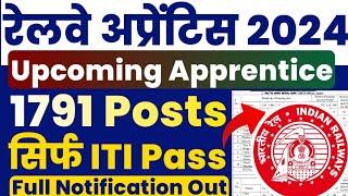 Railway Upcoming Apprentice 2024 | RRC NWR Apprentice 2024 | Railway latest Apprentice 2024 form