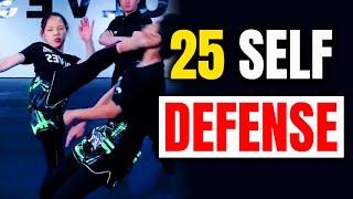 25 Amazing Self Defense Techniques| How To Protect Yourself?!