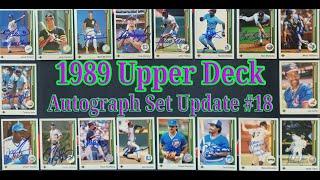 1989 Upper Deck Autographed Progress Report 18 - 10 More Cards Enter - 6 From Private Signings! $$$$