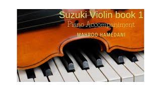 Suzuki violin book 1, piano accompaniment, Minuet no.1