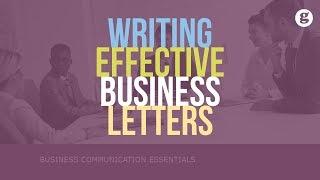 Writing Effective Business Letters