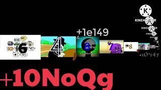 Numbers 0 to quinquagintillion in cartoons