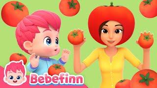 Hola, I'm Tomato ㅣEP135ㅣTomato Song for KidsㅣBebefinn Nursery Rhymes