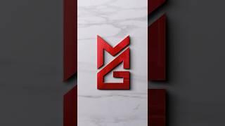 MG Logo design in Adobe illustrator - shorts #ytshorts #logodesign