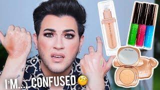 TESTING NEW OVER HYPED MAKEUP THAT ISNT WORTH YOUR MONEY! Huda Beauty, Fenty, etc.