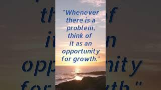 Problems are opportunities for growth #faceproblems #growth #life #motivation #chidanvi #dailyquotes