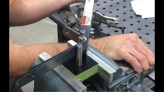 Huth Manual Rod Bender In-Use - Trick-Tools.com