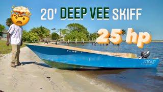 Deep Vee Skiff build 25hp