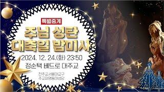 [특별중계] 주님 성탄 대축일 밤미사 | 정순택 베드로 대주교 집전 | 천주교 서울대교구 주교좌명동대성당