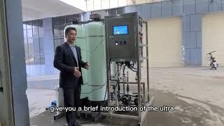 2000LPH UF System for clean water treatment Application video