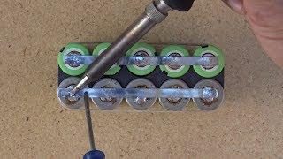 How to solder 18650 Li-ion batteries to make a custom-made battery pack (Ebike)