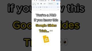 You're a PRO 🫵 if you know this Google Slides Trick #googleslides #presentation #powerpoint