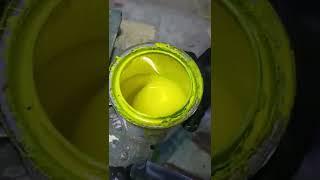 painting fluorescent yellow in pulzer 220 alloy