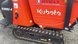 2018 Kubota KC70 Mini Dumper