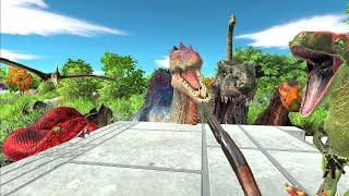 【Take 12】Survive in the grasslands with dinosaurs. FPS perspective! | Animal Revolt Battle Simulator