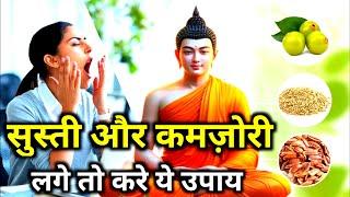 24 घंटे में थकान,कमजोरी,आलस्य सब खत्म | एक आयुर्वेदिक बूटी खाओ |Buddha Health Tips For Kill Laziness