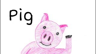 "Pig" Easy Read-Along Story for Early Readers: Storytime - FreeSchool Early Birds