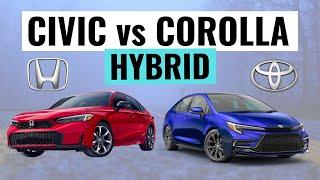 2025 Honda Civic Hybrid VS Toyota Corolla Hybrid || Tough Choice, Clear Winner