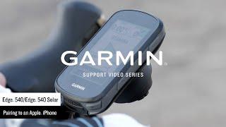 Garmin Support | Edge® 540 Series | Pairing with the Garmin Connect™ App (Apple®)