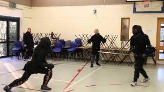 Suzy Cantrell (Dublin HEMA Club) vs PJ McKenna (Irish School of Historical Combat)