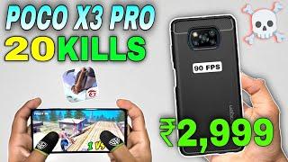 Poco X3 Pro free fire gameplay with handcam | 90 FPS | 20 kills | Poco X3 Pro performance test