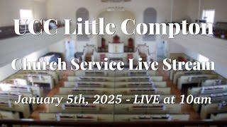 UCC Little Compton Church Service Live Stream - January 5th, 2025