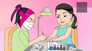 Anjelah Johnson "Nail Salon" Animated Cartoon