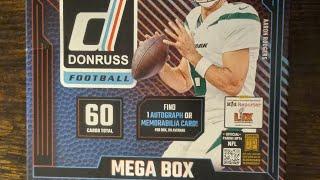 2024 DONRUSS FOOTBALL MEGA BOX!! IS THE HYPE REAL??? #thehobby #footballcards #fyp #football