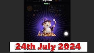 How To UNLOCK 24th July Hamster Daily Combo Cards Today  and CLAIM your 5MILLION HAMSTER COIN