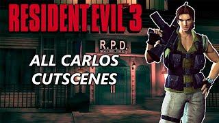 Resident Evil 3 - All CARLOS OLIVEIRA Cutscenes