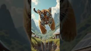 The rescue team saved the little tiger when they removed the sharp nails embedded in his body."