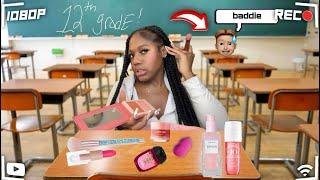 Bougie Black Girl comes to school to do her Makeup…