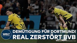 CHAMPIONS LEAGUE: BVB suffer defeat! Real Madrid humiliates Borussia Dortmund - VfB Stuttgart wins