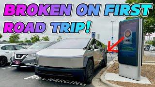 Cybertruck's EPIC FAIL! First Road Trip Turns into NIGHTMARE! 