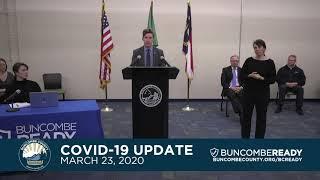 Buncombe County COVID-19 Community Update (March 23, 2020)