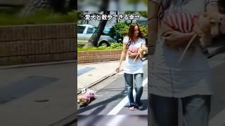 安室奈美恵・愛犬と散歩できる幸せ
