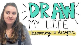 DRAW MY LIFE | My Journey to Becoming a Designer | Visually Impaired Designer