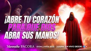 ¡ABRE TU CORAZÓN, PARA QUE DIOS ABRA SUS MANOS! - Pastor Nahum Rosario Dom 02 Mar, 2025