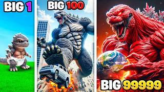 Smallest To BIGGEST GODZILLA In GTA 5!