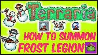 How To Summon The Frost Legion Event (Easy) In Terraria | Terraria 1.4.4.9