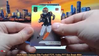 12-9-24 2024 Panini Donruss Elite Football FOTL Hobby PYT Box Break #869 - FOTL BREAK!