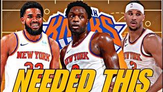 The New York Knicks NEEDED THIS…