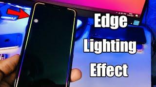 Get Edge Lighting Effect in iPhone