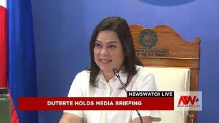 Duterte holds media briefing | NewsWatch Live